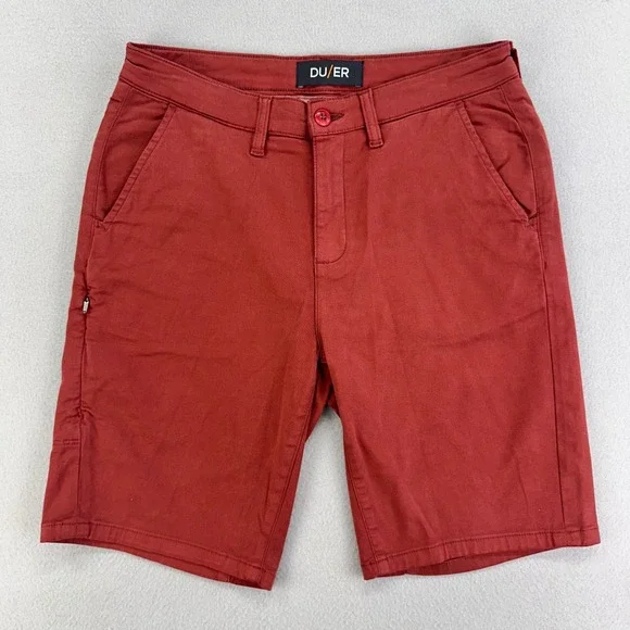 DU/ER Shorts Duer Live Free Journey Short Mens 3x9 Ruse Orange